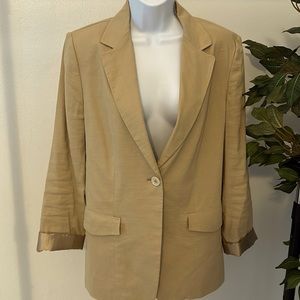 Linen Elie Tahari blazer - US 12